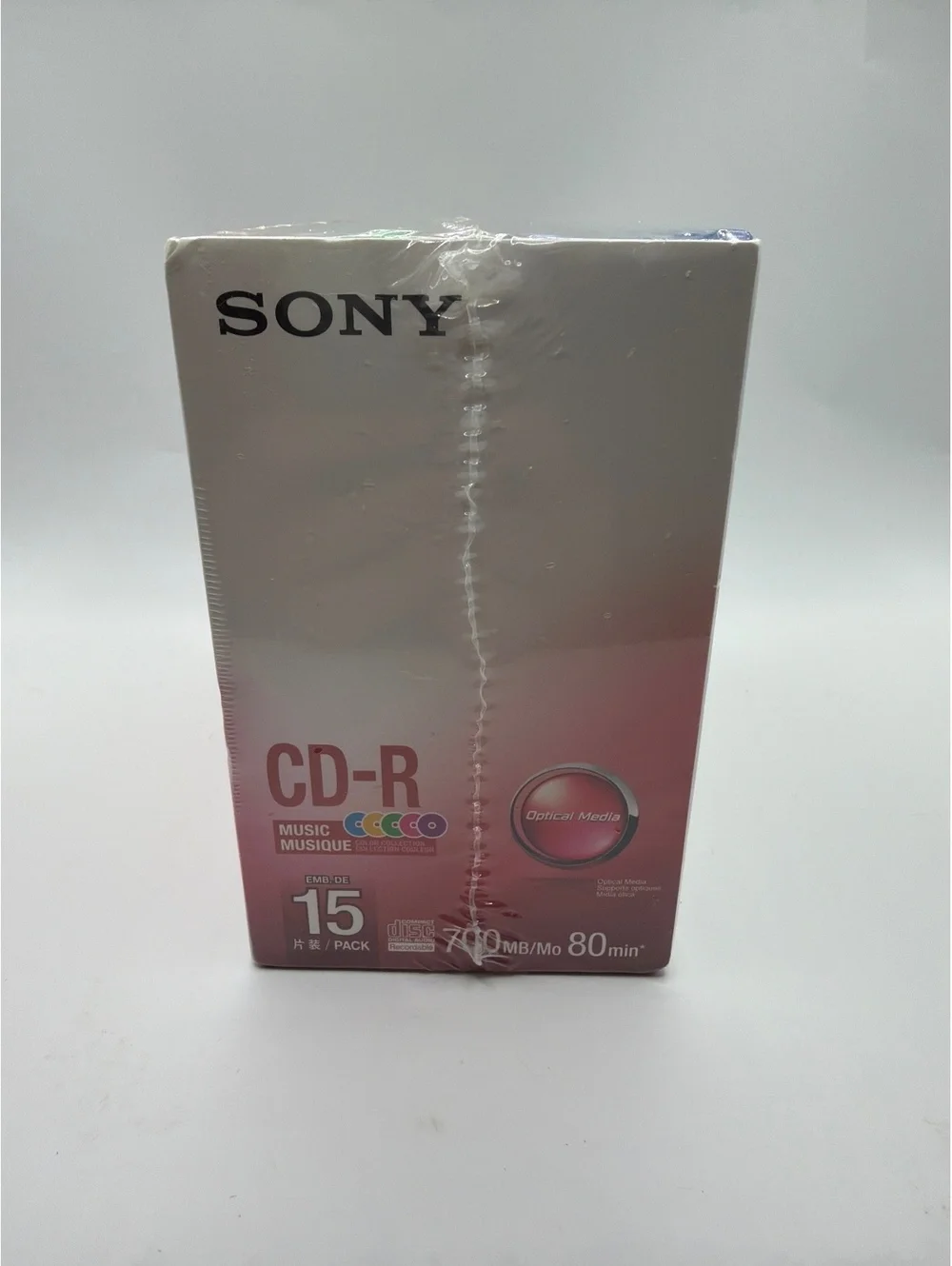 Sony CD-R Music 15 Pack 700MB 80min Optical Media